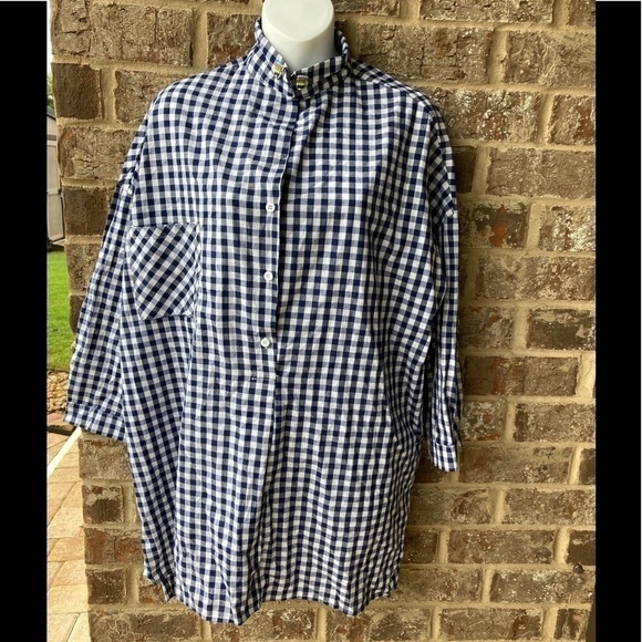 Amato Rizzo NWT gingham dress one size - Picture 1 of 11